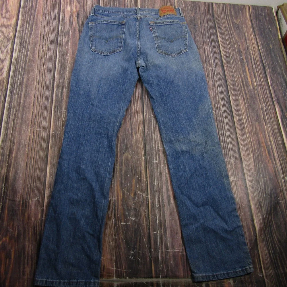 Levi's 541 Athletic Taper Jeans Mens 32x34 Blue Medium Wash Stretch Denim